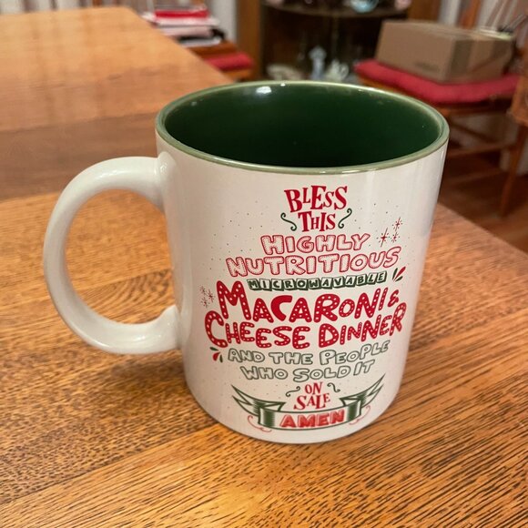 Humorous Home Alone Macaroni and Cheese Dinner Coffee Cup Mug - Picture 3 of 5